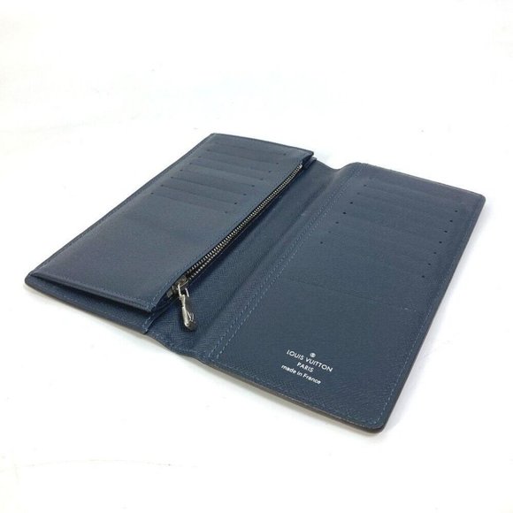 LOUIS VUITTON M30713 Taiga V Portefeuille Brazza NM Two fold Long Wallet - Picture 15 of 16